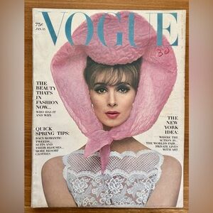 Vogue Magazine January 15 1964 Irving Penn Photography Complete Issue